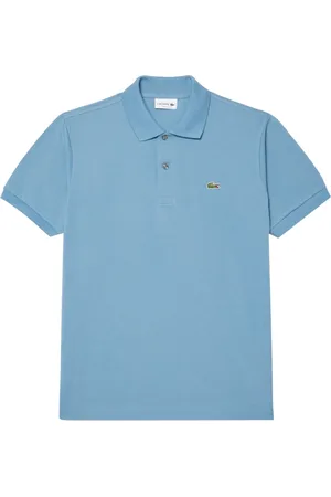 Lacoste Top, Herre, Blå, S, Bomuld, Klassisk Polo Skjorte til Mænd