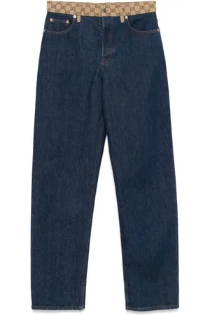 Gucci Jeans, Dame, Blå, W26, Blå Indigo Klassiske Fem-Lomme Jeans