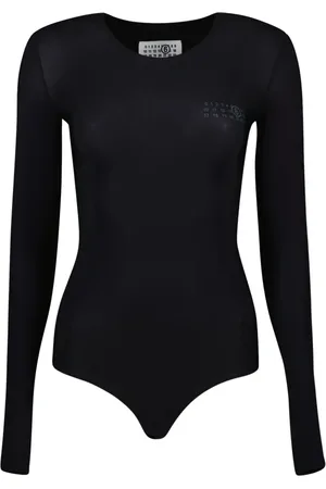 Maison Margiela Top, Dame, Sort, L, Langærmet Bodysuit