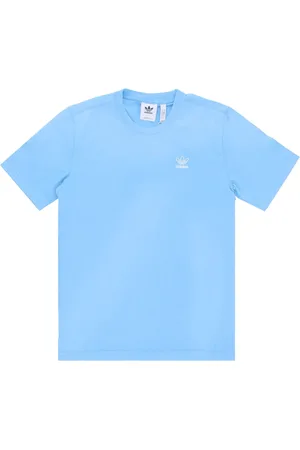 adidas Top, Herre, Blå, XL, Bomuld, Blå/Hvid Dye T-shirt