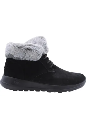 Skechers Sko, Dame, Sort, 35 EU, Uld, Stilfuld Bottine