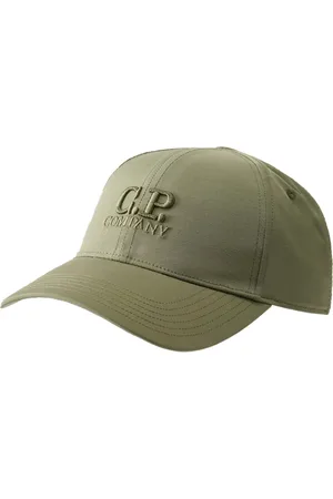 C.P. Company Tilbehør, Herre, Grøn, ONE SIZE, Nylon, Justerbar Logo Panel Cap