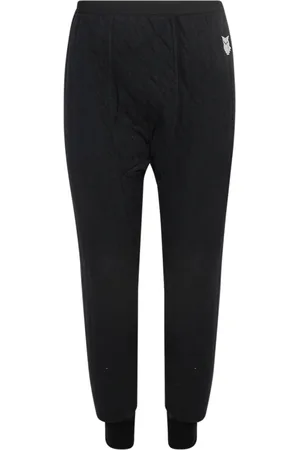 Maison Margiela Bukser, Herre, Sort, M, Bomuld, Animal-Patch Panelled Slim Sweatpants