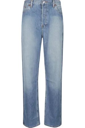 RE/DONE Jeans, Dame, Blå, W28, Vintage High Rise Loose Jeans