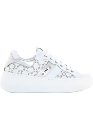 Nero Giardini Sko, Dame, Hvid, 40 EU, Uld, Hvide Sneakers Skipper Forår Sommer 2025