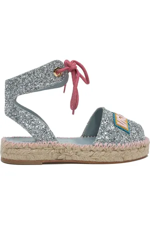 Chiara Ferragni Sko, Dame, Grå, 39 EU, Sølv Espadriller