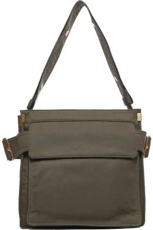 Burberry Taske, Herre, Grøn, ONE SIZE, Bomuld, Trench Small Shopper Bag