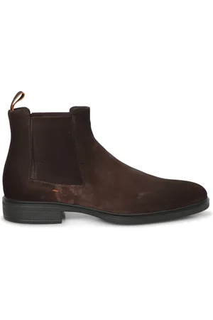 santoni Sko, Herre, Brun, 40 EU, Brune Ankelstøvler til Mænd