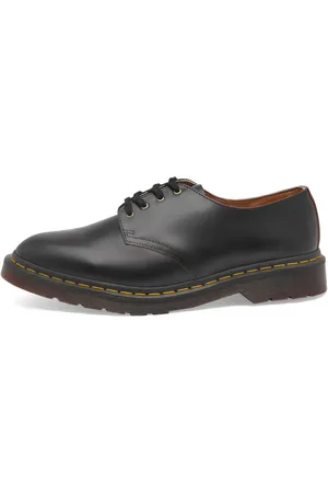 Dr. Martens Sko, Herre, Sort, 44 EU, Læder, Vintage Glat Læder Business Sko