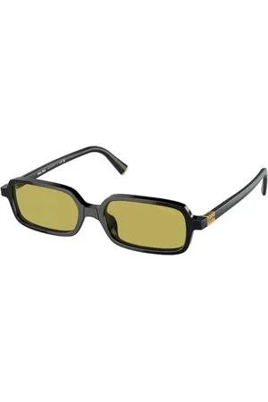 Miu Miu Tilbehør, Dame, Sort, 51 MM, Uld, Stilfulde sorte solbriller