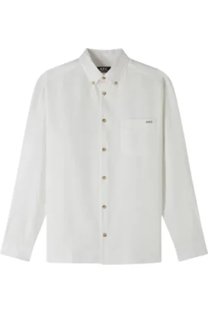 A.P.C. Skjorte, Herre, , L, Bomuld, Cotton Logo Shirt
