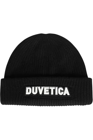 Duvetica Tilbehør, Herre, Sort, ONE SIZE, Uld, Ribstrikket Hue