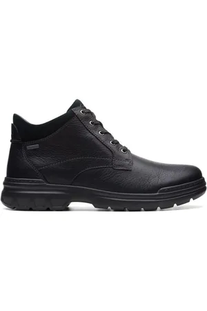 Clarks Sko, Herre, Sort, 41 EU, Læder, Snørestøvletter