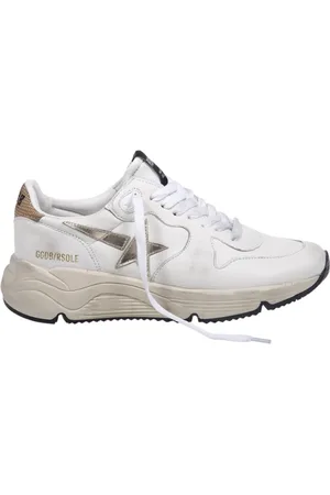 Golden Goose Sko, Dame, Hvid, 39 EU, Bomuld, Lamineret stjerneøgletrykt hæl