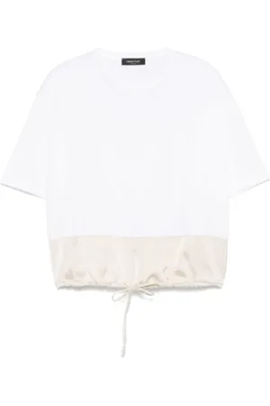 Fabiana Filippi Top, Dame, Hvid, L, Hvide Sweatre til Kvinder