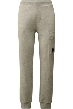 C.P. Company Bukser, Herre, Grå, S, Bomuld, Forhøjet Fleece Cargo Sweatpants