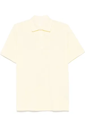 FEDELI Top, Herre, Gul, 3XL, Bomuld, Klassisk bomulds polo shirt