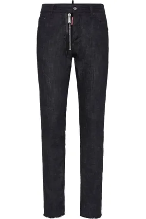 Dsquared2 Jeans, Herre, Blå, M, Bomuld, Klassiske 5-lommebukser