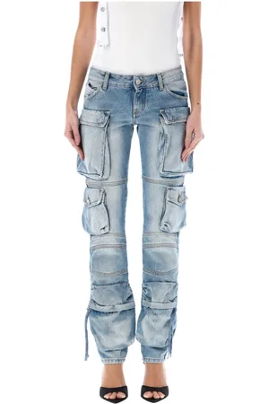 The Attico Jeans, Dame, Blå, W25, Bomuld, Essie Cargo Jeans