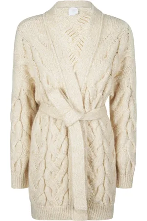 ELEVENTY Strik, Dame, , M, Cashmere, Cardigan Lana Cashmere Kid Mohair Silk Lurex