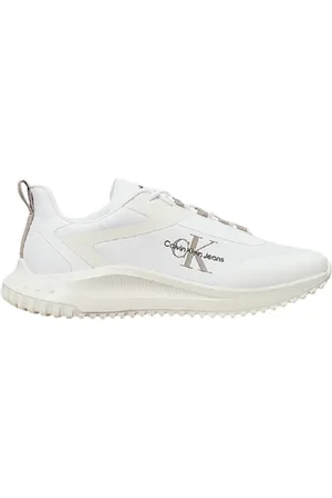 Calvin Klein Sko, Herre, Hvid, 41 EU, Polyester, Hvide Sneakers