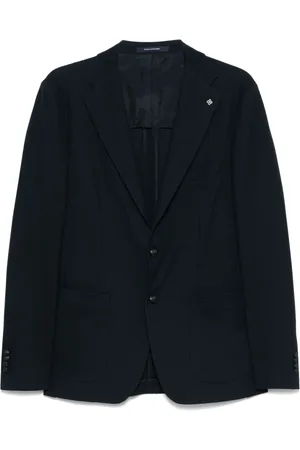 TAGLIATORE Jakke, Herre, Blå, L, Uld, Midnight Blazer