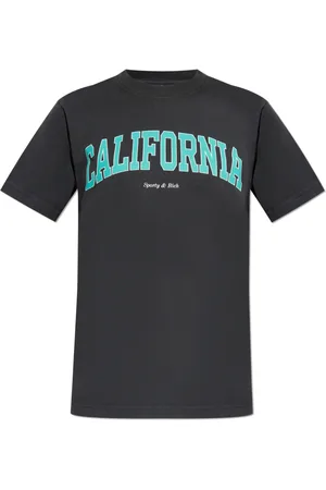 Sporty & Rich Top, unisex, Sort, XS, Bomuld, The Mountain T-shirt