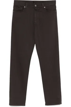 Ermenegildo Zegna Jeans, Herre, Brun, W32, Bomuld, City Jeans med side- og baglommer
