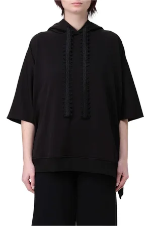 Dondup Sweathshirts & Hoodies, Dame, Sort, M, Uld, Stilfuld Cappa Top til dig