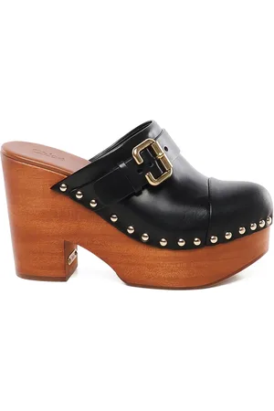 Chloé Sko, Dame, Sort, 40 EU, Jeannette Hælede Mules