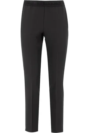 ERMANNO SCERVINO Bukser, Dame, Sort, XS, Polyester, Slim-fit Bukser