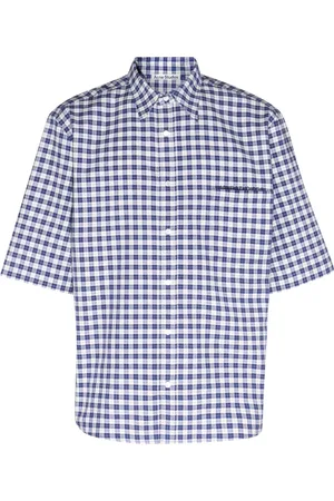 Acne Studios Skjorte, Herre, Blå, M, Bomuld, Short Sleeve Shirt