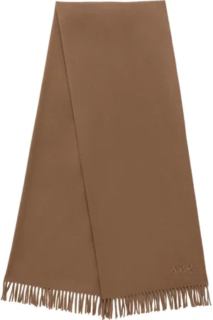 A.P.C. Tilbehør, Dame, Brun, ONE SIZE, Uld, Alix Halstørklæde