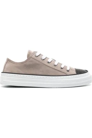 Brunello Cucinelli Sko, Dame, , 41 EU, Læder, Embellished Leather Sneakers
