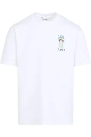 Casablanca Top, Herre, Hvid, M, Bomuld, La Colomne T-shirt