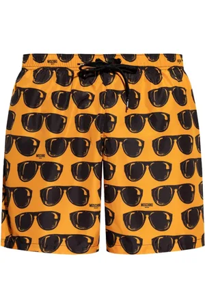 Moschino Badetøj, Herre, Flerfarvet, M, Havet Tøj med Grafisk Print