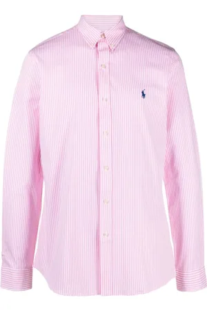 Ralph Lauren Skjorte, Herre, Lyserød, 2XL, Bomuld, Casual Bluser