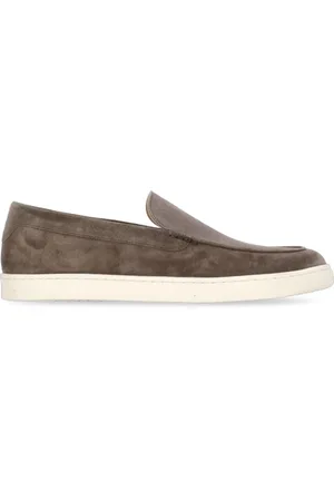 Brunello Cucinelli Sko, Herre, Brun, 45 EU, Suede, Suede Loafers