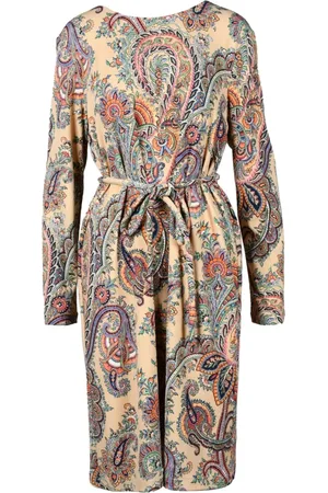 Etro Kjole, Dame, Flerfarvet, L, Polyester, Midi Kjole