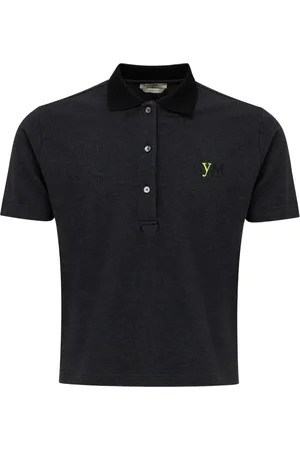 Fendi Top, Herre, Sort, 3XS, Bomuld, Kortærmet Polo Shirt