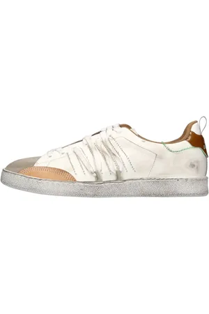 Hidnander Sko, Herre, , 43 EU, Læder, Sneakers Cream