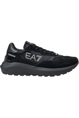 EA7 Sko, Herre, Sort, 43 1/3 EU, Uld, Sneakers
