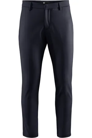 Bomboogie Bukser, Herre, Blå, W32, Bomuld, Stretch Cotton Chino Bukser