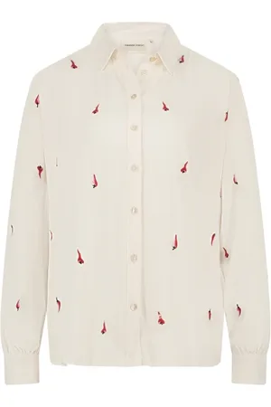Fabienne Chapot Bluser & Skjorter, Dame, , L, Lot Embro Bluse