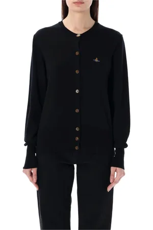 Vivienne Westwood Strik, Dame, Sort, S, Uld, Knitwear
