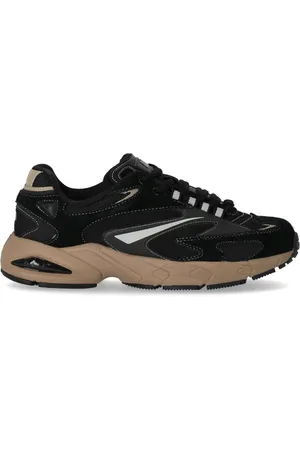 D.A.T.E. Sko, Herre, Sort, 41 EU, Læder, Sorte Mesh Sneakers med Kontrastlogo