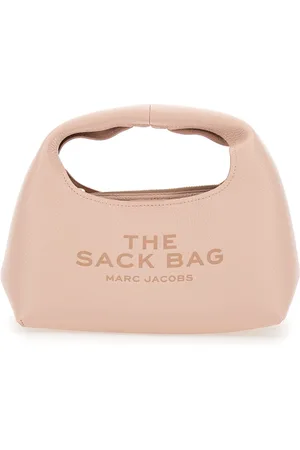Marc Jacobs Taske, Dame, Lyserød, ONE SIZE, Læder, Mini Sack Håndtaske med Logo