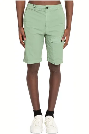 C.P. Company Shorts, Herre, Grøn, XS, Bomuld, Stretch Twill Shorts