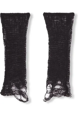 Cortana Tilbehør, unisex, Sort, ONE SIZE, Uld, Korte Åbne Strikhandsker