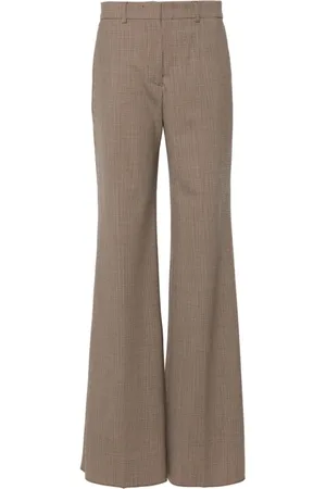 Sportmax Bukser, Dame, , S, Uld, Flared Leg Uldblandingsbukser